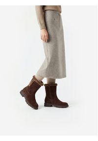Clara Barson Botki CEO-HY90165-8 Brązowy. Kolor: brązowy. Materiał: materiał #4
