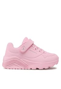 skechers - Skechers Sneakersy Frosty Vibe 310459L/LTPK Różowy. Kolor: różowy. Materiał: skóra