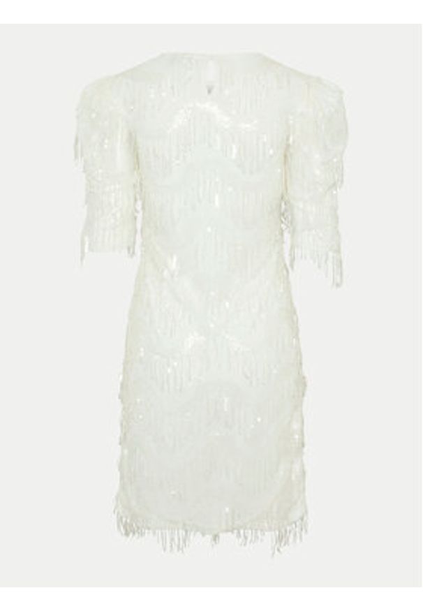 YAS Sukienka koktajlowa Bella 26034900 Biały Regular Fit. Kolor: biały. Materiał: syntetyk. Styl: wizytowy