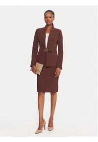 Rinascimento Spódnica ołówkowa CFC0126212003 Brązowy Slim Fit. Kolor: brązowy. Materiał: syntetyk