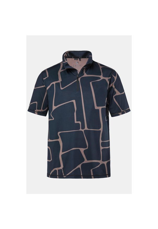 JAY-PI - Męska Koszulka rowerowa FLEXNAMIC® odzież rowerowa rękaw 1/2. Kolekcja: plus size. Kolor: czarny. Materiał: poliester, materiał, elastan