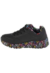 skechers - Buty sportowe Sneakersy dziewczęce, Skechers Uno Lite. Kolor: czarny. Sport: turystyka piesza