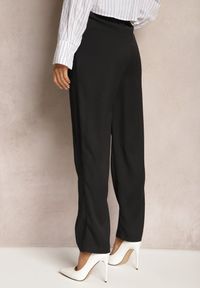 Renee - Czarne Spodnie o Klasycznym Fasonie z Kieszeniami Dracaisa. Kolor: czarny. Styl: klasyczny #4