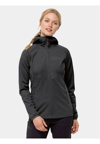 Jack Wolfskin Kurtka softshell Go Hike Softshell 1306862 Czarny Regular Fit. Kolor: czarny. Materiał: syntetyk