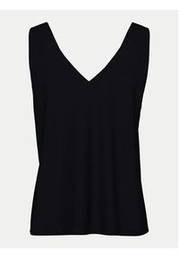 Pieces Top Franan 17146424 Czarny Regular Fit. Kolor: czarny. Materiał: syntetyk #7