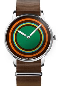 Zegarek Lumes Zegarek męski Charles BowTie RILSA.N.B brązowy. Kolor: brązowy #1