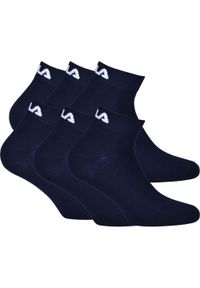 Fila Quarter Skarpety 6-pack Unisex Granatowe 39-42. Kolor: niebieski #1