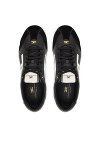 Elisabetta Franchi Sneakersy SA-82G-56E2-V400 Czarny. Kolor: czarny. Materiał: skóra