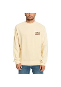 Bluza sportowa męska Quiksilver Neon Slab Crew. Kolor: biały. Materiał: bawełna, poliester #1