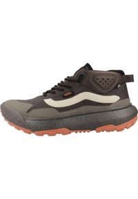 Vans - Buty VANS MTE CROSSPATH MID Brązowy. Kolor: brązowy. Materiał: tkanina #2