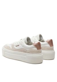 Calvin Klein Sneakersy Ff Cupsole Lace Up W/Ml Mix M HW0HW02125 Biały. Kolor: biały. Materiał: skóra #4