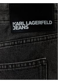 Karl Lagerfeld Jeans Spódnica jeansowa B2W12021 Czarny Regular Fit. Kolor: czarny. Materiał: bawełna #2