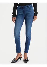Patrizia Pepe Jeansy CP0509/D1HIB-C920 Granatowy Slim Fit. Kolor: niebieski