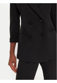 Imperial Marynarka JU25IAW Czarny Slim Fit. Kolor: czarny. Materiał: syntetyk