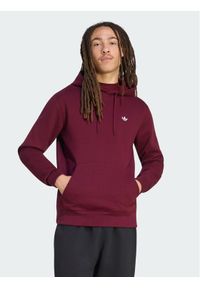Adidas - adidas Bluza Trefoil Essentials KW5048 Bordowy Regular Fit. Kolor: czerwony. Materiał: bawełna #1