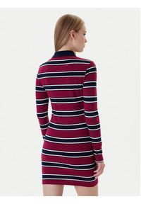 Tommy Jeans Sukienka codzienna DW0DW21901 Czerwony Regular Fit. Okazja: na co dzień. Kolor: czerwony. Materiał: bawełna. Typ sukienki: proste. Styl: casual #5