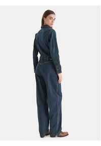 Wrangler Kombinezon Western 112371042 Granatowy Regular Fit. Kolor: niebieski. Materiał: jeans #4