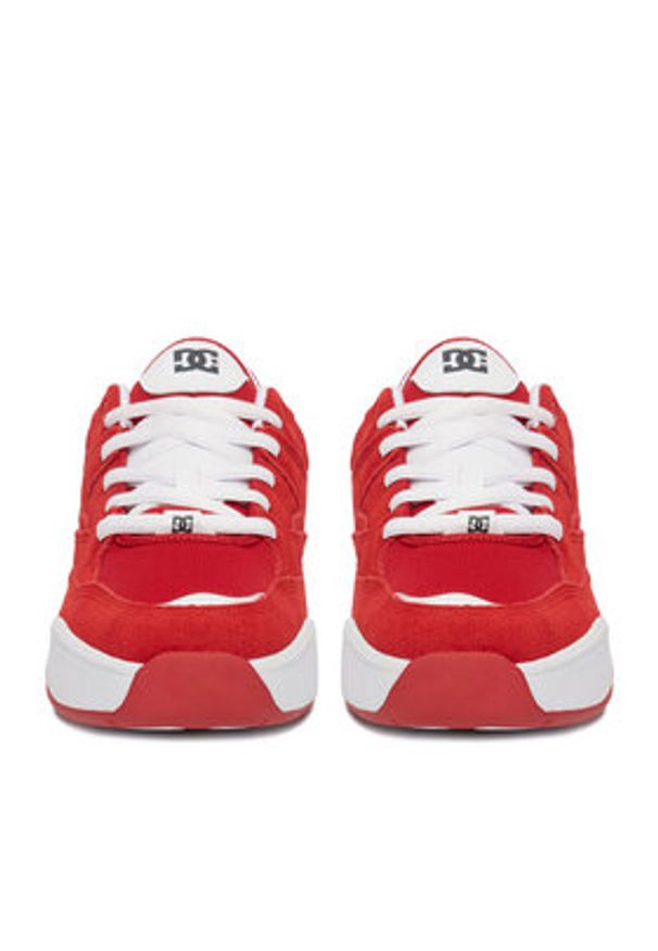 DC Shoes Sneakersy EO-DC ASCEND LE DC01861609 Czerwony jasny. Kolor: czerwony. Materiał: skóra, zamsz