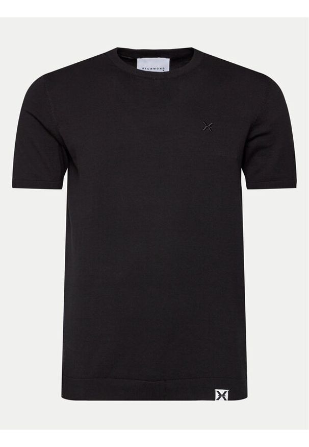 Richmond X T-Shirt Dagam UMP24032MA Czarny Regular Fit. Kolor: czarny. Materiał: bawełna