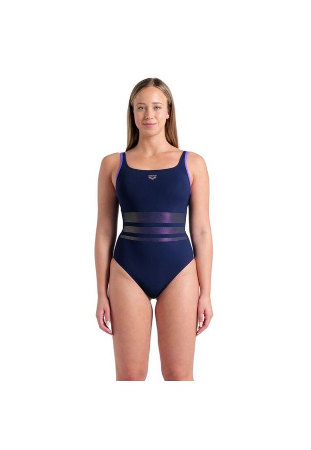 Strój kąpielowy damski jednoczęściowy modelujący basen Arena Bodylift. Kolor: niebieski