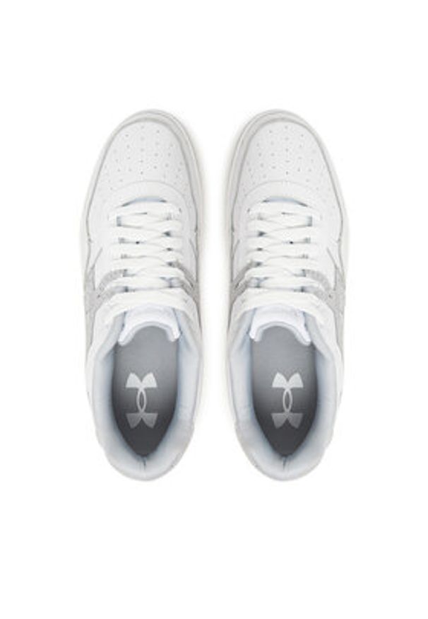 Under Armour Sneakersy UA Court 96 Suede 3028765 Biały. Kolor: biały. Materiał: skóra, zamsz
