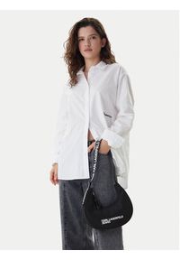 Karl Lagerfeld Jeans Torebka A3W30349 Czarny. Kolor: czarny. Materiał: skórzane #4