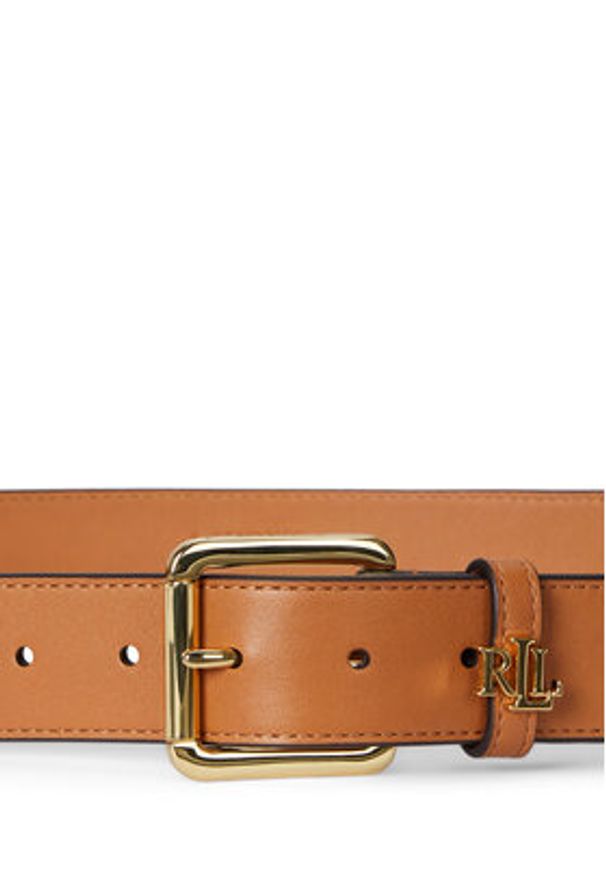 Lauren Ralph Lauren - LAUREN RALPH LAUREN Pasek 412968765009 Brązowy. Kolor: brązowy. Materiał: skóra