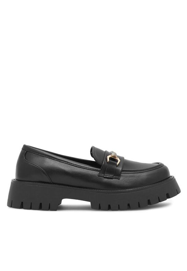 DeeZee Loafersy KEEP ALIVE H3657-2 Czarny. Kolor: czarny. Materiał: skóra