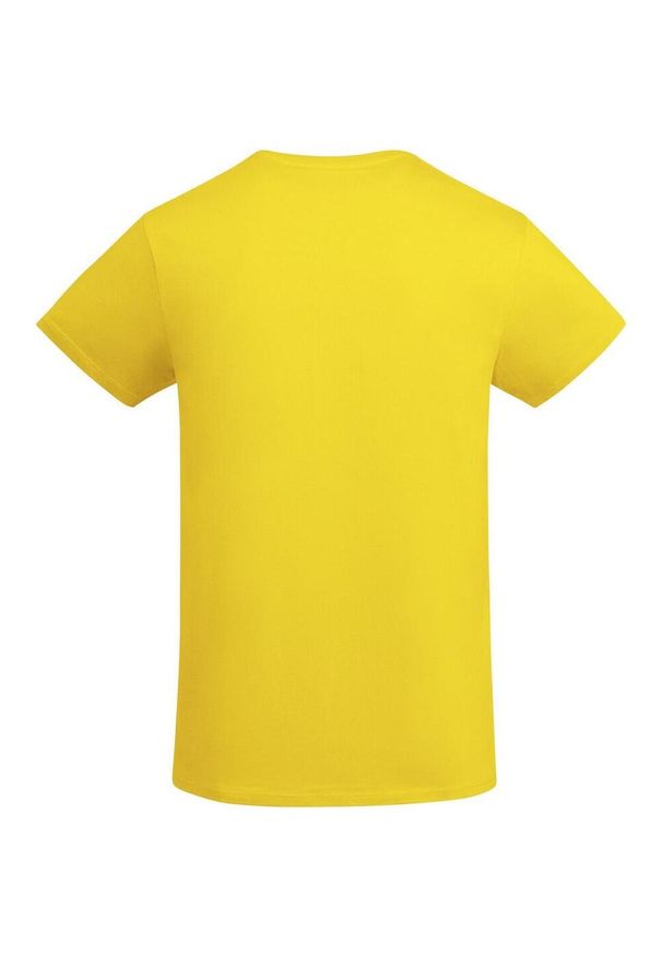 ROLY - Męska Koszulka Breda Plain T-shirt. Kolor: żółty