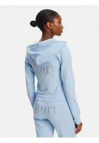 Juicy Couture Bluza Ola JCWAS125310 Błękitny Slim Fit. Kolor: niebieski. Materiał: bawełna #5