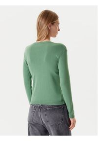 United Colors of Benetton - United Colors Of Benetton Kardigan 1091D5558 Zielony Regular Fit. Kolor: zielony. Materiał: bawełna #4