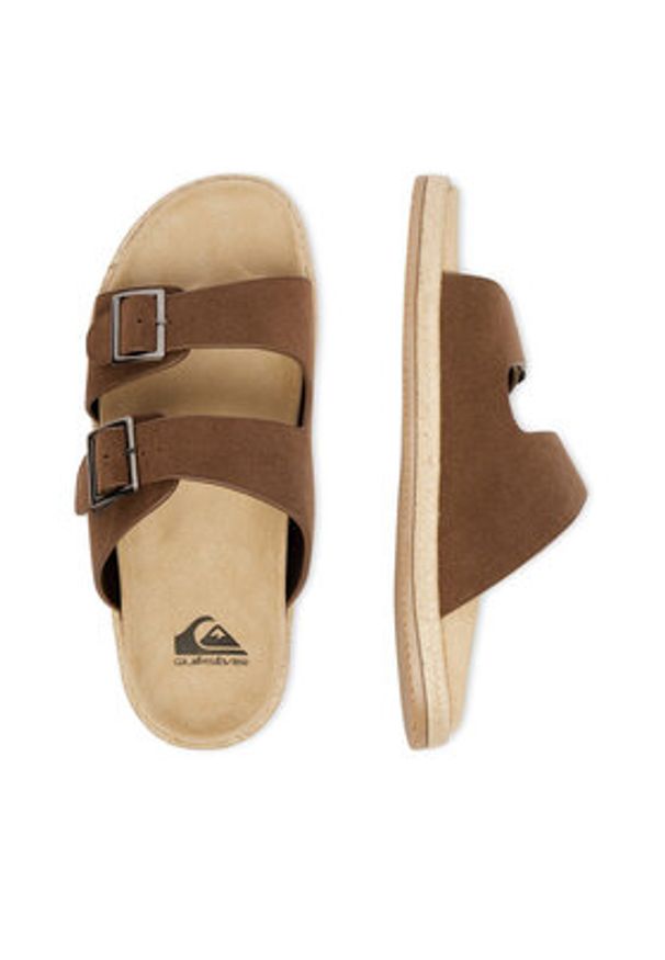 Quiksilver Klapki CEO-CROSSJACK-01 Brązowy. Kolor: brązowy. Materiał: materiał