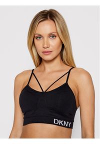 DKNY Sport Biustonosz top DP9T5475 Czarny. Kolor: czarny. Materiał: syntetyk #1