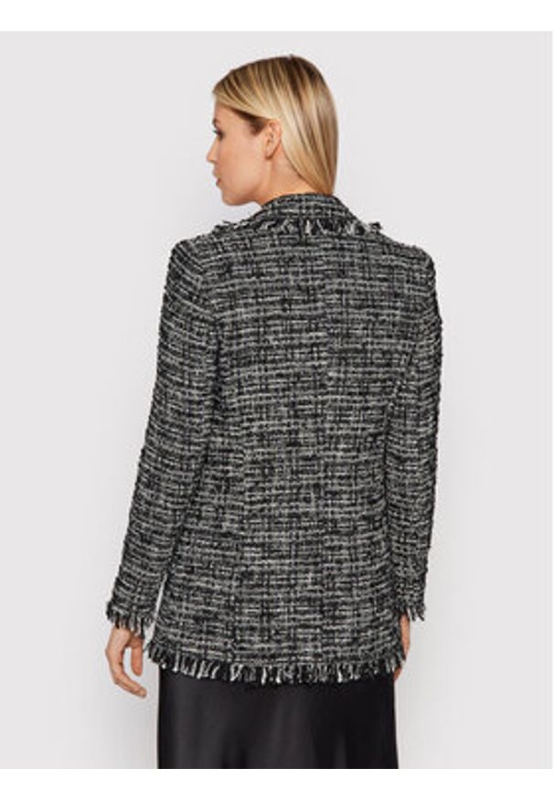 Luisa Spagnoli Marynarka Sempre 538462 Czarny Regular Fit. Kolor: czarny. Materiał: bawełna