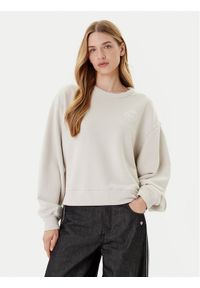 Adidas - adidas Bluza 20th Century Fox Disney JX1275 Beżowy Oversize. Kolor: beżowy. Materiał: bawełna. Wzór: motyw z bajki