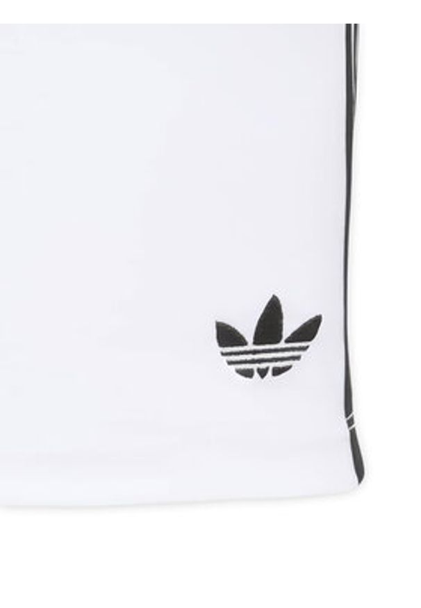Adidas - adidas Top 3-Stripes KD6235 Biały Slim Fit. Kolor: biały. Materiał: syntetyk