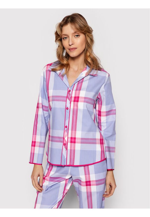 Cyberjammies Koszulka piżamowa Carrie 9057 Fioletowy Regular Fit. Kolor: fioletowy. Materiał: bawełna