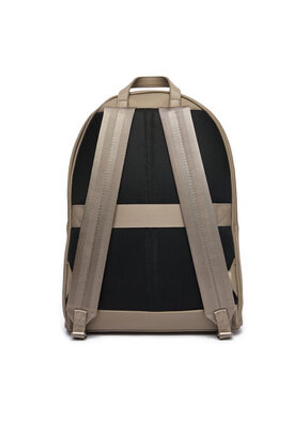 Calvin Klein Plecak Sleek Round LV04D3143G Beżowy. Kolor: beżowy. Materiał: materiał