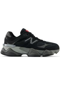 Buty dziecięce New Balance GC9060BK – czarne. Okazja: na co dzień, na uczelnię. Kolor: czarny. Materiał: syntetyk, guma, materiał. Szerokość cholewki: normalna. Sport: turystyka piesza #1