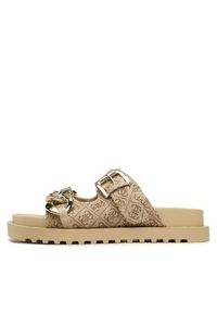 Guess Klapki Fatema2 FL6FT2 FAL03 Brązowy. Kolor: brązowy. Materiał: materiał #2