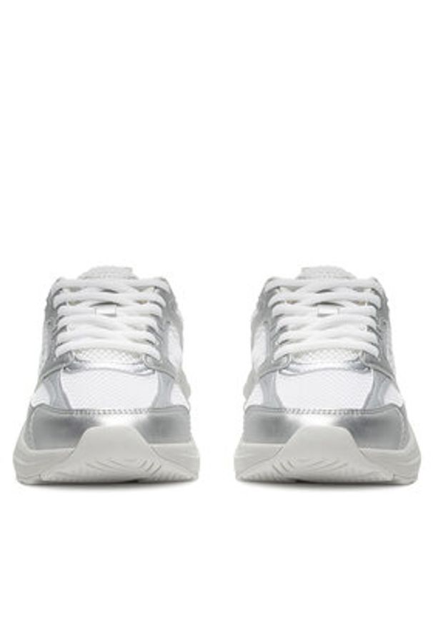 Champion Sneakersy RUN 202 K S11728-EM007 Srebrny. Kolor: srebrny. Materiał: syntetyk, materiał. Sport: bieganie