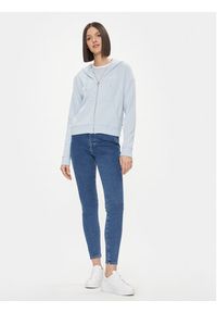 Tommy Jeans Bluza Signature DW0DW17338 Niebieski Regular Fit. Kolor: niebieski