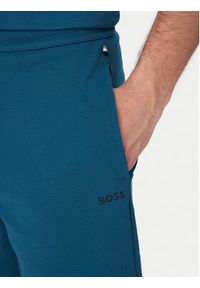 BOSS Szorty sportowe Waffle 50535884 Niebieski Regular Fit. Kolor: niebieski. Materiał: bawełna. Styl: sportowy #4