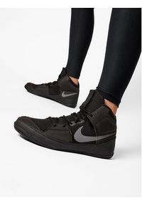 Nike Buty bokserskie Fury A02416 010 Czarny. Kolor: czarny. Materiał: materiał #2