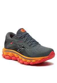 Mizuno Buty do biegania Wave Sky 7 J1GD2302 Czarny. Kolor: czarny. Model: Mizuno Wave #2