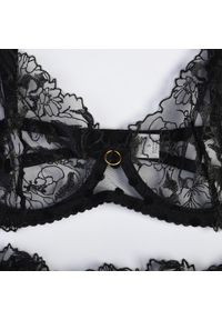 Intica - Komplet bielizny koronkowy z haftem Dionne. Kolor: biały. Materiał: koronka. Wzór: haft #7