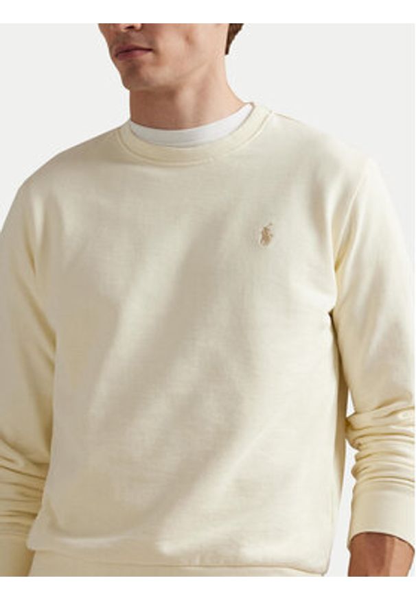 Polo Ralph Lauren Bluza 710916689003 Écru Regular Fit. Typ kołnierza: polo. Kolor: kremowy. Materiał: bawełna