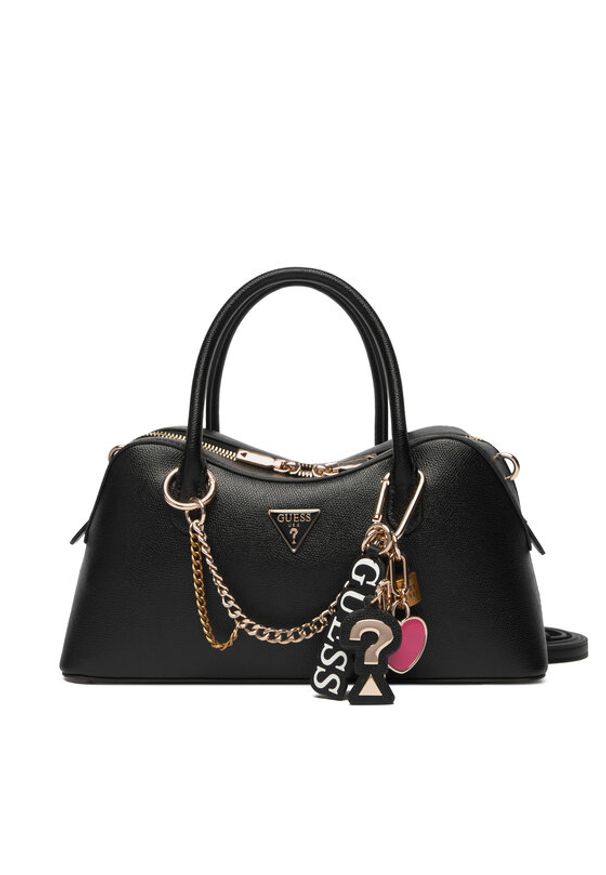 Guess Torebka Davina HWBG98 99060 Czarny. Kolor: czarny. Materiał: skórzane