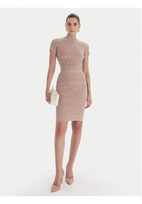 Marciano Guess Sweter 5BGR05 5661Z Beżowy Regular Fit. Kolor: beżowy. Materiał: syntetyk #3