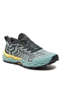 Mizuno Buty do biegania Wave Daichi 8 J1GK2471 Turkusowy. Kolor: turkusowy. Materiał: materiał. Model: Mizuno Wave